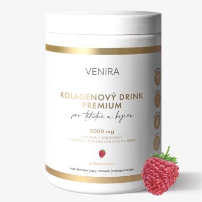 Venira premium kolagenový drink pro těhotné a kojící maminky Raspberry 322 g – Zbozi.Blesk.cz