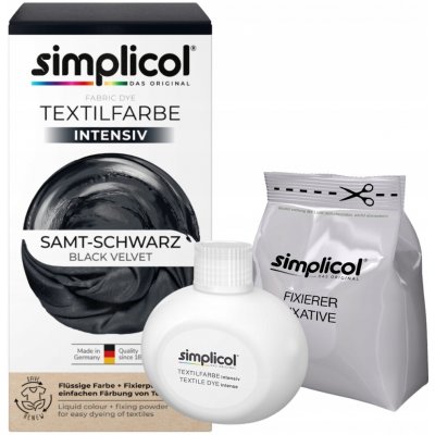 Simplicol Barvivo na textil sametová černá 560 g – Zboží Dáma