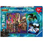 Ravensburger Jak vycvičit draka III 3 x 49 dílků – Zbozi.Blesk.cz