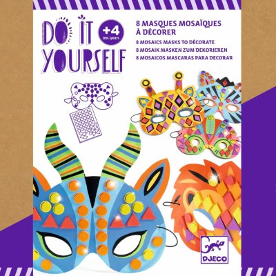 Djeco DIY Masky zvířata jungle – Hledejceny.cz