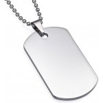 Šperky4U Vojenská známka dog tag + kuličkový řetízek OPD500 – Hledejceny.cz