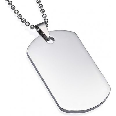 Šperky4U Vojenská známka dog tag + kuličkový řetízek OPD500 – Hledejceny.cz