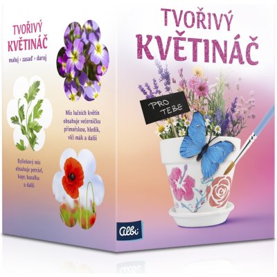 Albi Malovaný květináč s rostoucím papírem – Sleviste.cz