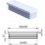 Kovoinox Krytka plastová 30 x 100 mm – Hledejceny.cz