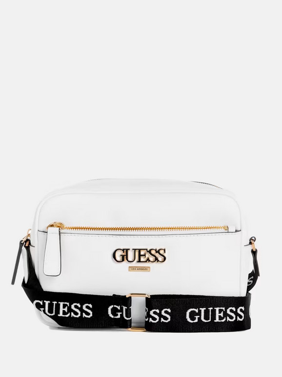 Guess dámská kabelka crossbody Tremblay bílá