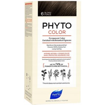 Phyto Color barva na vlasy 6 Dark Blond 4 ks