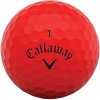 Golfový míček Callaway Supersoft Matte červené 3 ks