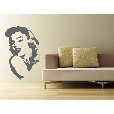 dekorace-steny.cz 386 - Samolepka na zeď - Marilyn Monroe - 40 x 70 cm – Zboží Mobilmania