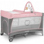 Lionelo Cestovní postýlka Flower Flamingo – Zboží Dáma