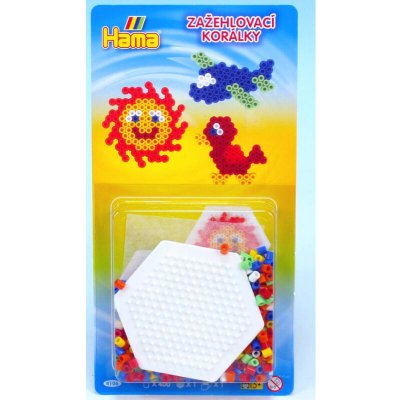 HAMA HAMA H4106 Hama set šestiúhelník zažehlovací korálky MIDI – Sleviste.cz