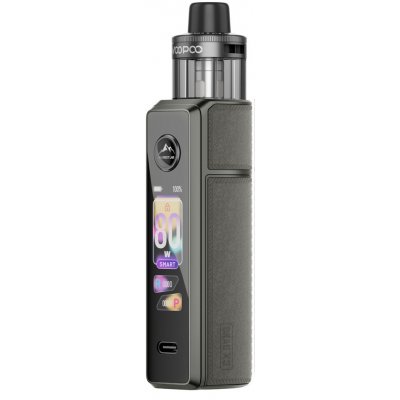 VooPoo Drag X3 Pod Kit 80W 0 mAh Gray Metal – Zboží Dáma
