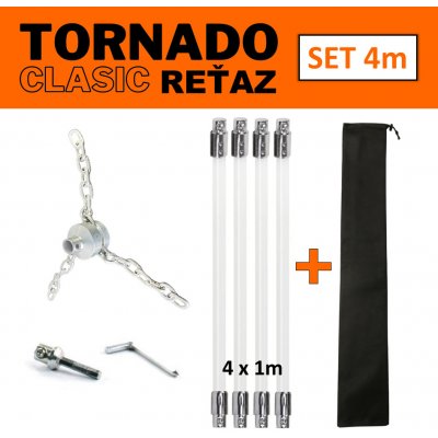 Tornado Clasic Řetěz rotační komínový kartáč set 8 m – Hledejceny.cz
