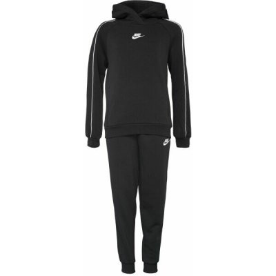 Nike K SPORTSWEAR CLUB FLC HDY TRACKSUIT dětská tepláková souprava černá – Zboží Dáma