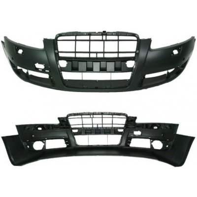 Přední nárazník AUDI A6 (C6), 05.04-10.08 OE 4F0807105, 4F0807105GRU – Sleviste.cz