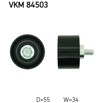 SKF Vratná/vodicí kladka, ozubený řemen VKM84503 – Zboží Mobilmania