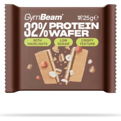 GymBeam 32% Protein Wafer 25 g – Sleviste.cz