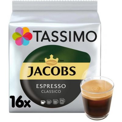 Kávové Kapsle Tassimo Jacobs Espresso - 16ks 118,4g