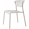 Zahradní židle a křeslo Scab Zahradní židle LISA CLUB holubičí šeď PVC výplet SCAB P10 - bílá