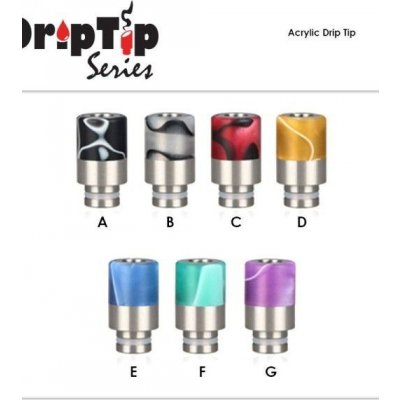 Green Sound Acrylic Drip Tip 510 žlutá 1ks – Hledejceny.cz