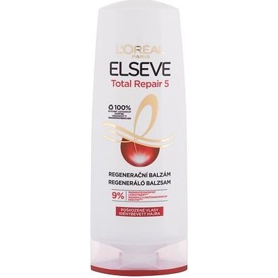 L'Oréal Paris Elseve Total Repair 5 Regenerating Balm 9% balzám pro poškozené a oslabené vlasy 400 ml pro ženy – Zbozi.Blesk.cz