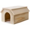 Domek pro hlodavce JK Animals dřevěný domek z masivu pro králíky 31 x 21,5 x 16 cm
