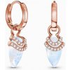 Náušnice Royal Exklusive Royal Fashion Bohyně růžové zlato Vermeil s drahokamy Moonstony a drahokamy topazy DR23084E-ROSEGOLD-MOONSTONE-TOPAZ