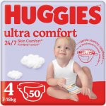 Huggies Ultra Comfort Jumbo 4+ 10-16 kg 50 ks – Sleviste.cz