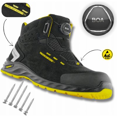 VM WISCONSIN 2290-S3 BOA kotník Černo-žlutá – Zbozi.Blesk.cz