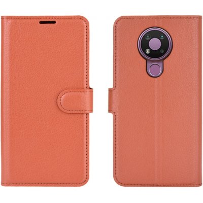 VSECHNONAMOBIL 25792 LITCHI Peňaženkový kryt Nokia 3.4 hnědý – Zbozi.Blesk.cz