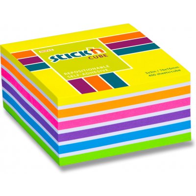Hopax Stick'n Neon Notes žlutý 76 x 76 mm 400 listů – Zboží Dáma
