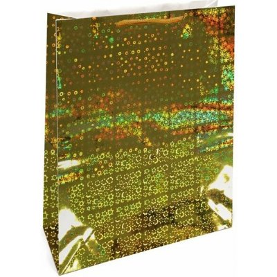 Nekupto Dárková taška střední hologram Zlatá Fsc – Zboží Živě