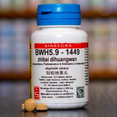Sinecura BWH5.9 zhibai dihuangwan 60 tablet – Hledejceny.cz