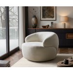 Delife Nova 88 x 88 cm bouclé měkký béžová – Zboží Mobilmania