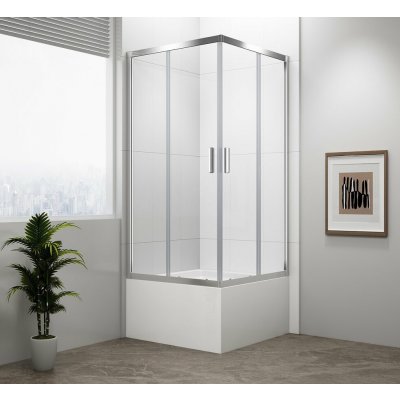 Polysan CARMEN hluboká sprchová vanička, čtverec 90x90x30cm – Zboží Mobilmania