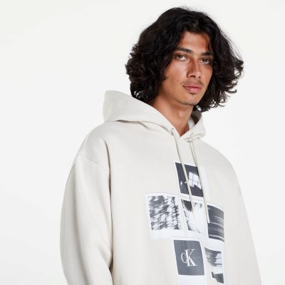 Calvin Klein Jeans Polaroid Hoodie Beige