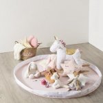 Atmosphera hrací deka vak na hračky růžový – Hledejceny.cz