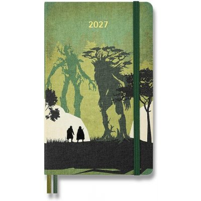 Moleskine Lord of Rings A5 denní 2027 zelený – Zboží Živě