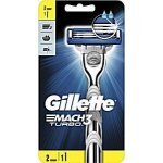 Gillette Mach3 Turbo + 2 ks hlavic – Zboží Dáma