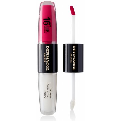 Dermacol 16H Lip Colour Extreme Long-Lasting Lipstick dlouhotrvající dvoufázová barva a lesk na rty No. 08 8 ml – Zboží Dáma