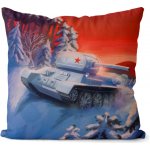 IMPAR Polštář Tank T-34 (Velikost: 55 x 55 cm) – Zboží Mobilmania