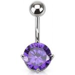 Šperky4U piercing do pupíku kámen WP01262-07-TZ – Zboží Dáma