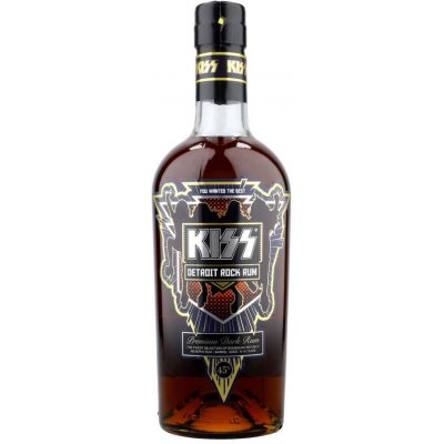 Kiss Detroit Rock Rum 45% 0,7l (holá lahev)