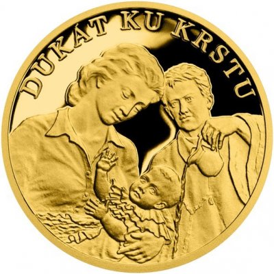 Česká mincovna Slovenský zlatý dukát ke křtu 3,49 g – Zboží Mobilmania