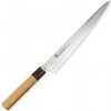 Kuchyňský nůž Sakai Aoki Hamono JAPAN nůž WA Sujihiki Slicer Takayuki VG 10 Zelkova Oktagon 240 mm