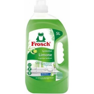Frosch Tekutý prostředek na mytí nádobí limetka 5 l – Sleviste.cz