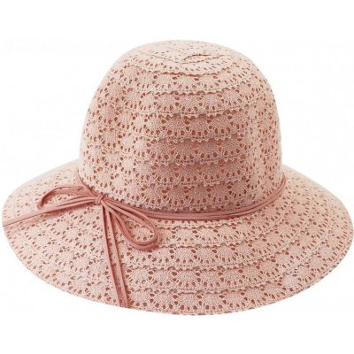 Biju Dámský klobouk 9-60 s ozdobným provázkem 9001608-5 růžový