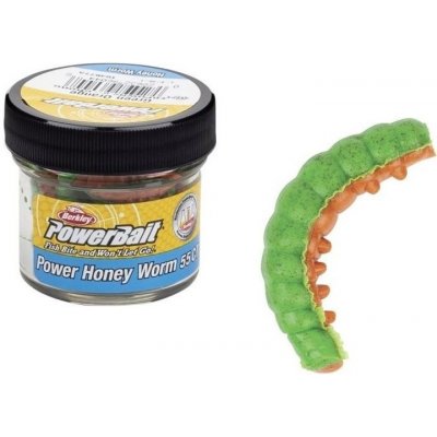 Berkley Powerbait Honey Worm 2,5 cm Green Orange 55 ks – Hledejceny.cz