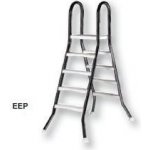 KRIPSOL žebřík EEP pro nezapuštěné bazény, 4+4 stupně, 1,2 m (AISI 304) – Zboží Dáma