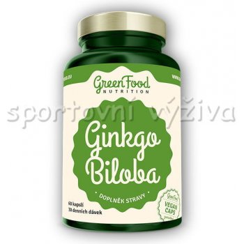 GreenFood Ginkgo biloba 60 kapslí