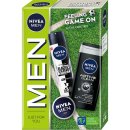 Nivea Men Black & White antiperspirant ve spreji 150 ml + Active Clean sprchový gel na obličej a tělo 250 ml + Creme krém na obličej a tělo 30 ml